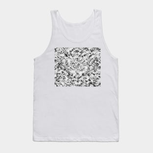 White dark night marble Tank Top